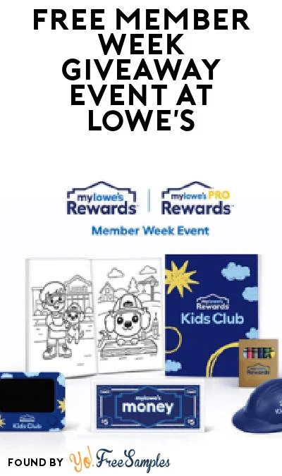 FREE Member Week Giveaway Event At Lowe’s January 10th (Members Only) FREE Member Week Giveaway Event At Lowe’s January 10th (Members Only)
