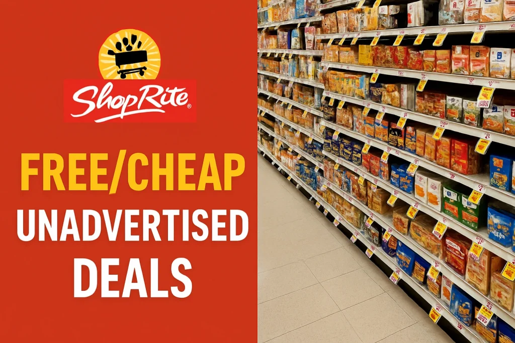 Huge List of Free/Cheap ShopRite Unadvertised Deals for The Week