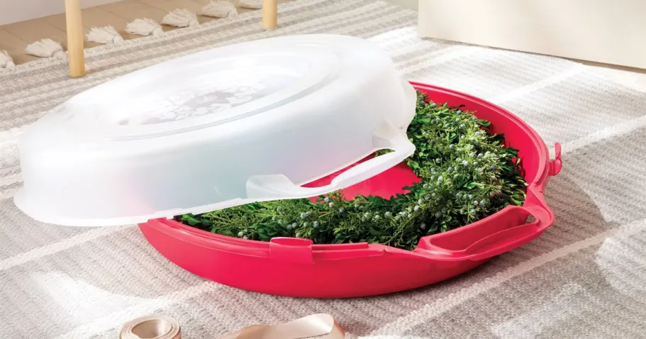 Target Brightroom Christmas Storage Containers from $7 Brightroom 24 Latching Christmas Wreath Storage