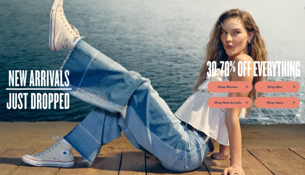 30-70% off EVERYTHING at American Eagle | Includes 800+ New Arrivals