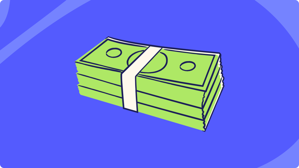 A flying paper airplane