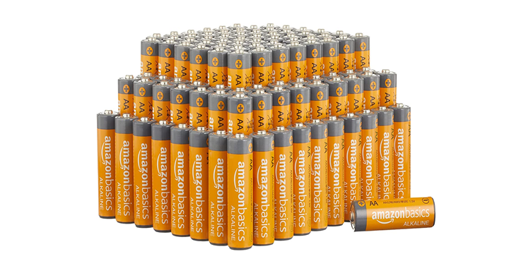 Amazon Basics 100 Pack AA High-Performance Alkaline Batteries – Just $19.49! Amazon Basics 100 Pack AA High-Performance Alkaline Batteries – Just $19.49!