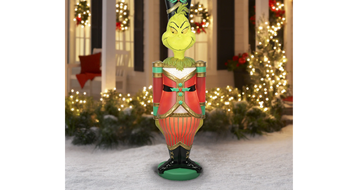 Dr. Seuss’ The Grinch Giant Christmas Nutcracker LED Blow Mold Outdoor Decor – Just $49.75! Dr. Seuss’ The Grinch Giant Christmas Nutcracker LED Blow Mold Outdoor Decor – Just $49.75!