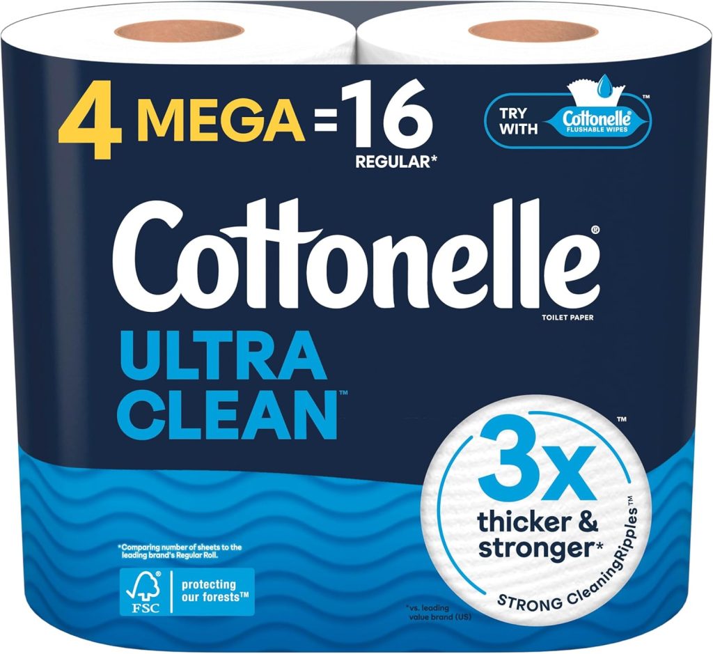 EASY! Cottonelle 4 MEGA Rolls just $3.XX on Amazon
