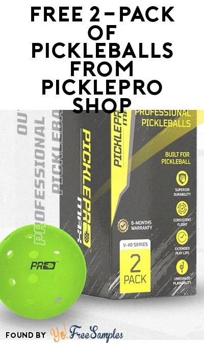 FREE 2-Pack of Pickleballs from Picklepro Shop FREE 2-Pack of Pickleballs from Picklepro Shop