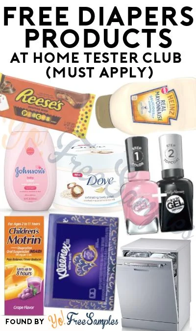FREE Diapers Products At Home Tester Club (Must Apply) FREE Diapers Products At Home Tester Club (Must Apply)