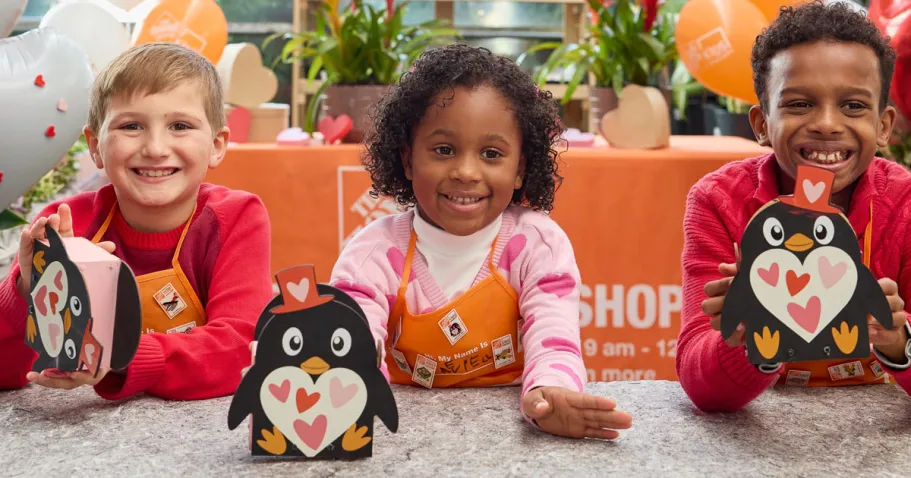 FREE Home Depot Kids Workshop on 2/7 Penguin Mail Box from Home Depot Kids Workshop