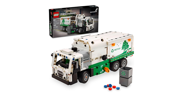 LEGO Technic Mack LR Electric Garbage Truck Toy, 42167 – Just $26.49! LEGO Technic Mack LR Electric Garbage Truck Toy, 42167 – Just $26.49!