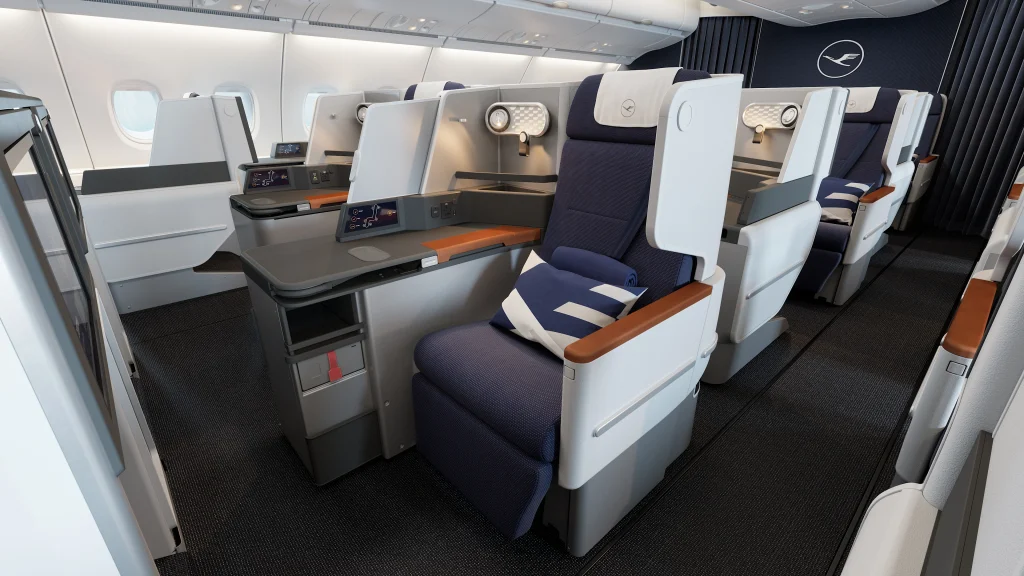Lufthansa brings new business-class seats to Airbus A380