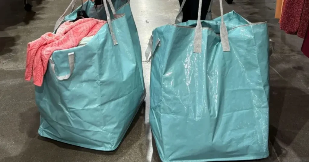 Make Errands Easier With Target’s $12 Collapsible Rolling Totes
