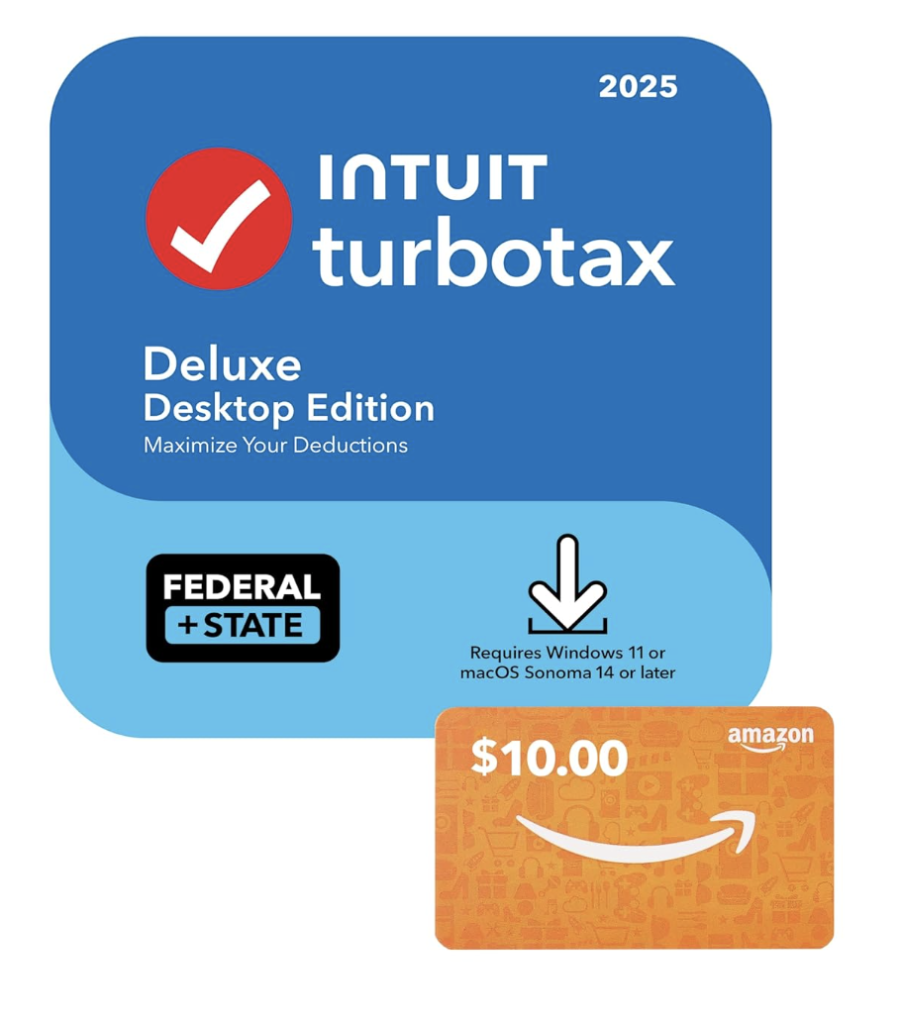 Turbo Tax Software up to 50% off + Gift Card Back