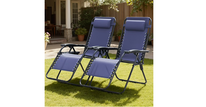 2 Zero Gravity Chairs – Just $67.99! 2 Zero Gravity Chairs – Just $67.99!
