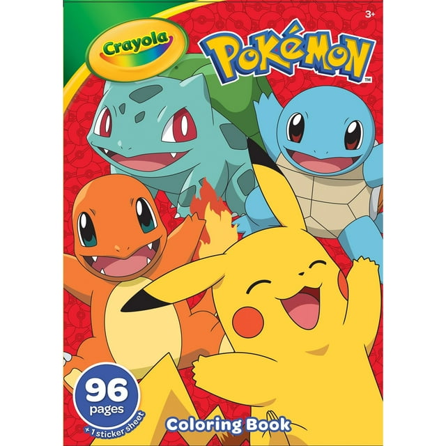 96-Page Crayola Pokémon Coloring Book w/ Sticker Sheet – Just $2.68! 96-Page Crayola Pokémon Coloring Book w/ Sticker Sheet – Just $2.68!