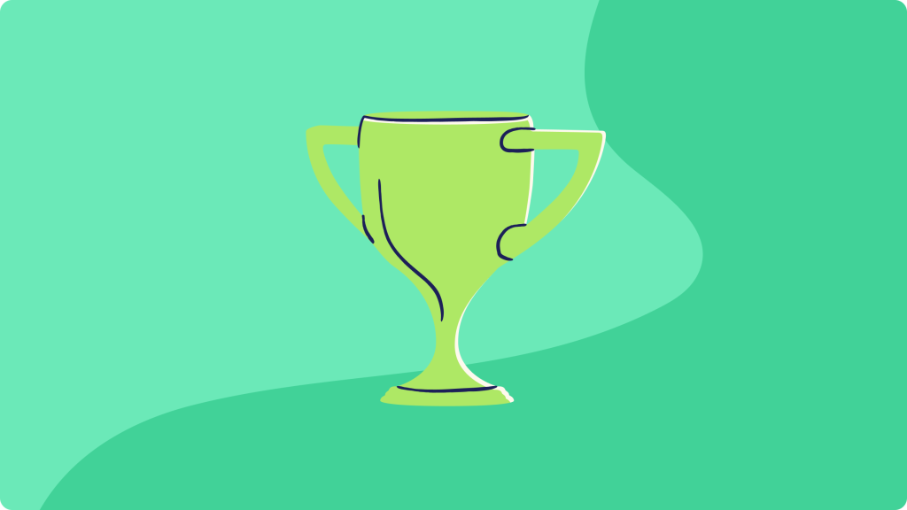 A flying paper airplane