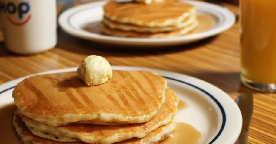 IHOP Makes it Easy to Score Free Pancakes plates of ihop pancakes