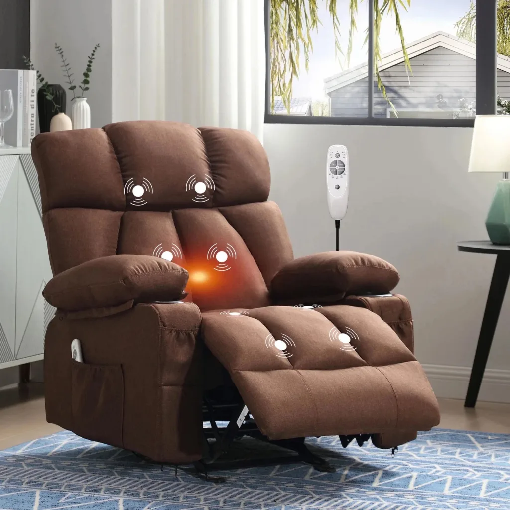 JONPONY Recliner Chair w/ Heat Therapy & Massage for $165 + free shipping JONPONY Recliner Chair w/ Heat Therapy & Massage for $165 + free shipping