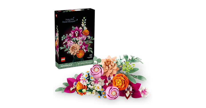 LEGO Botanicals Pretty Pink Flower Bouquet Building Set 10342 – Just $59.99! LEGO Botanicals Pretty Pink Flower Bouquet Building Set 10342 – Just $59.99!