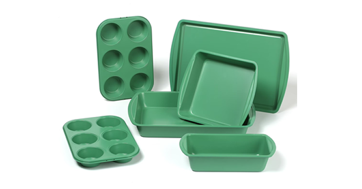 Mainstays 6 Piece Non-Stick Bakeware Sets – Just $12.50! Mainstays 6 Piece Non-Stick Bakeware Sets – Just $12.50!