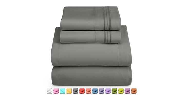 Nestl Bed Sheets Set, 1800 Series Deep Pocket 4 Piece, Luxury Soft Microfiber Queen Sheets Sets – Just $18.99! Nestl Bed Sheets Set, 1800 Series Deep Pocket 4 Piece, Luxury Soft Microfiber Queen Sheets Sets – Just $18.99!