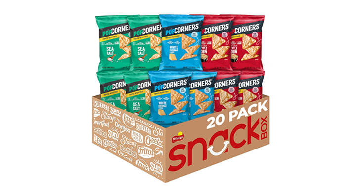 PopCorners Popped Corn Snacks, 3 Flavor Variety Pack, 20 Packets – Just $14.60! PopCorners Popped Corn Snacks, 3 Flavor Variety Pack, 20 Packets – Just $14.60!