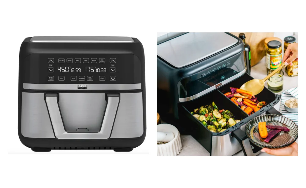 bella PRO – 9-qt. TriZone Touchscreen Air Fryer with Dual Flex Basket $59.99 (Reg. $179.99) at Best Buy bella PRO – 9-qt. TriZone Touchscreen Air Fryer with Dual Flex Basket $59.99 (Reg. $179.99) at Best Buy