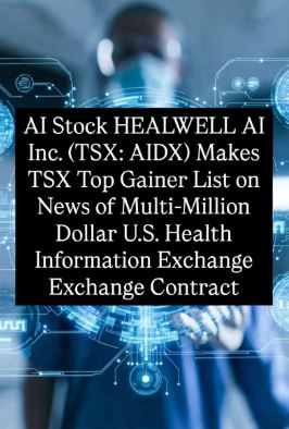 AIDX) Makes TSX Top Gainer List on News of Multi-Million Dollar U.S. Health Information Exchange Contract AIDX) Makes TSX Top Gainer List on News of Multi-Million Dollar U.S. Health Information Exchange Contract