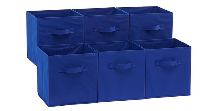 AmazonBasics Foldable Storage Cubes in Navy – 6-Pack! Just $15.99! AmazonBasics Foldable Storage Cubes in Navy – 6-Pack! Just $15.99!