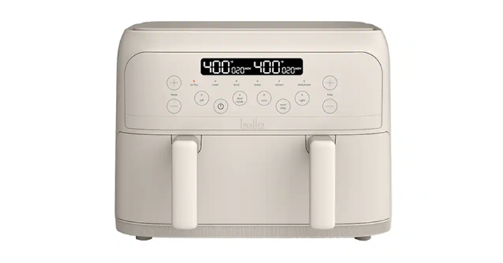 Bella 4-qt. TriZone Air Fryer in Oatmilk – Just $39.99! Bella 4-qt. TriZone Air Fryer in Oatmilk – Just $39.99!