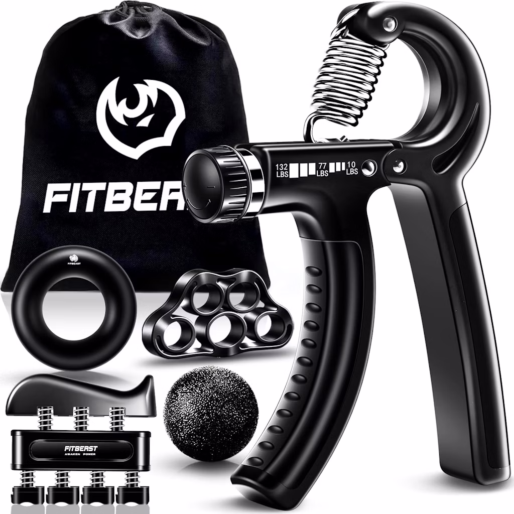 FitBeast Hand Grip Strengthener 5-Piece Kit for $14 + free shipping w/ Prime FitBeast Hand Grip Strengthener 5-Piece Kit for $14 + free shipping w/ Prime