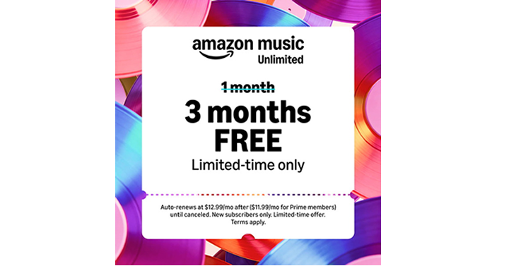 Get 3 months FREE of Amazon Music Unlimited! Get 3 months FREE of Amazon Music Unlimited!