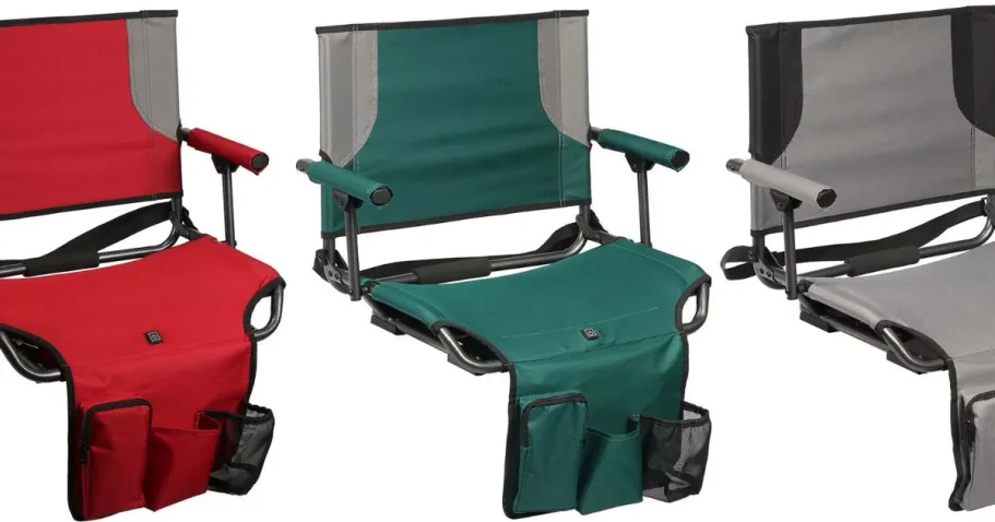 Heated Foldable Stadium Seats Only $24.98 on SamsClub.com (Reg. $50) Stock images of Members Mark Heated Stadium Seats