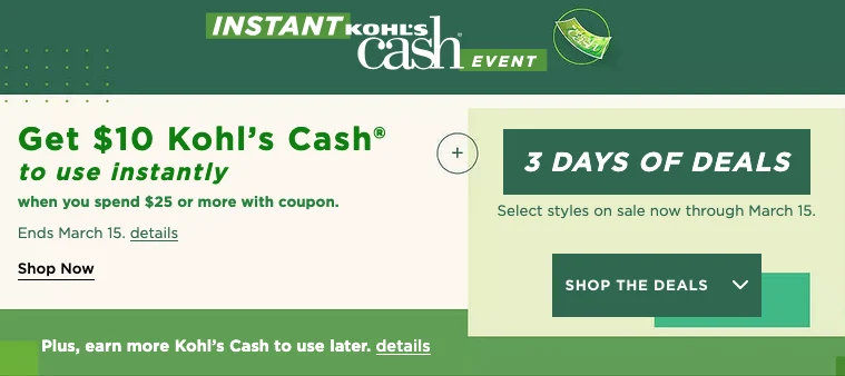 RARE! $10 off $25 Kohl’s Purchase | Works on Nike, Converse & More! RARE! $10 off $25 Kohl’s Purchase | Works on Nike, Converse & More!