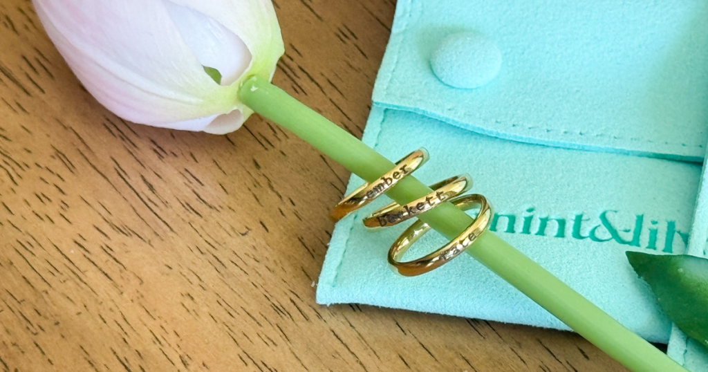 Rare Savings on Custom Jewelry (My Adorable Name Ring is Just $21.75) Rare Savings on Custom Jewelry (My Adorable Name Ring is Just $21.75)