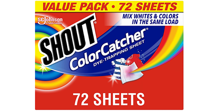 Shout Color Catcher – 72 count – Just $7.61! Shout Color Catcher – 72 count – Just $7.61!