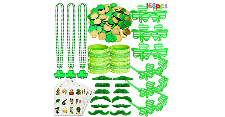 St. Patrick’s Day Accessory Saint Patrick’s Party Favors – 168 Pieces – Just $12.99! St. Patrick’s Day Accessory Saint Patrick’s Party Favors – 168 Pieces – Just $12.99!