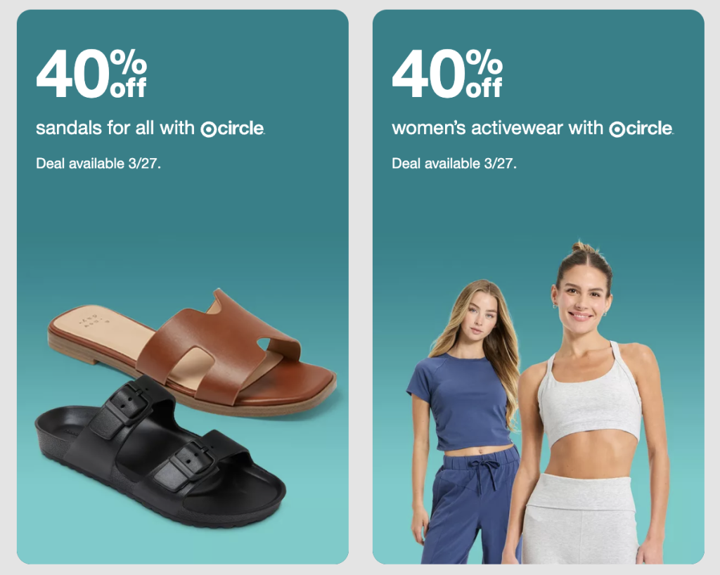 Target Deal Days - up to 50% off