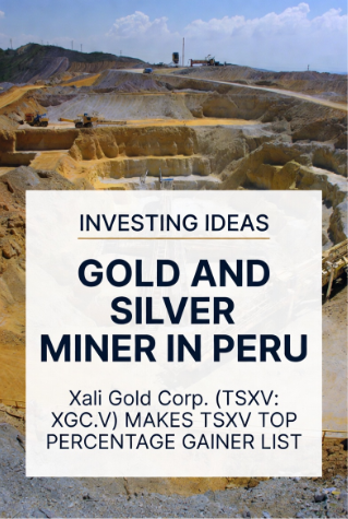 XGC.V) Makes TSXV Top Percentage Gainer List XGC.V) Makes TSXV Top Percentage Gainer List