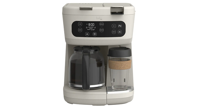 bella PRO MultiBrew 12-Cup Drip & Single-Serve Coffee Maker in Oatmilk – Just $59.99! bella PRO MultiBrew 12-Cup Drip & Single-Serve Coffee Maker in Oatmilk – Just $59.99!