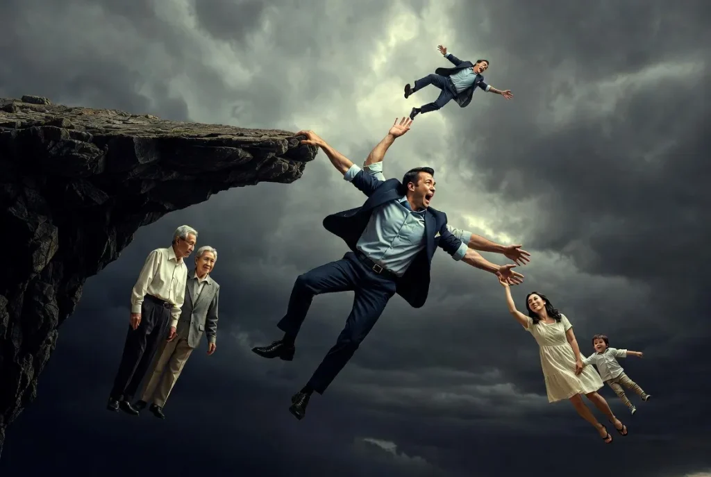 A Financial Dilemma: Save Your Parents, Your Children, or Yourself