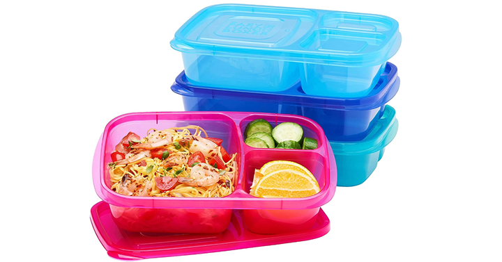 Bento Lunch Boxes – Reusable 3-Compartment Food Containers – Set of 4 – Just $14.99! Bento Lunch Boxes – Reusable 3-Compartment Food Containers – Set of 4 – Just $14.99!