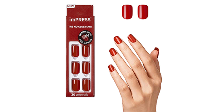 KISS imPRESS No Glue Mani Press On Nails in Color ‘Reddy or Not’ – Just $5.81! KISS imPRESS No Glue Mani Press On Nails in Color ‘Reddy or Not’ – Just $5.81!