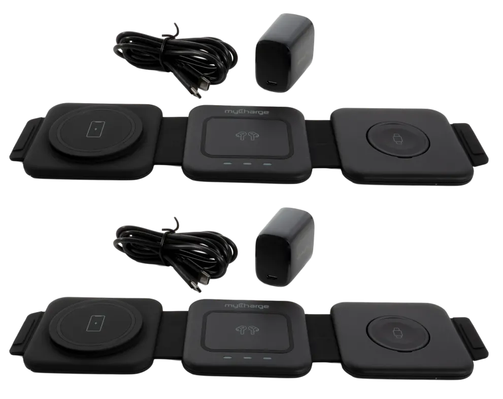 MyCharge 3-in-1 Wireless Charging Pad 2-Pack: $20 MyCharge 3-in-1 Wireless Charging Pad 2-Pack: $20