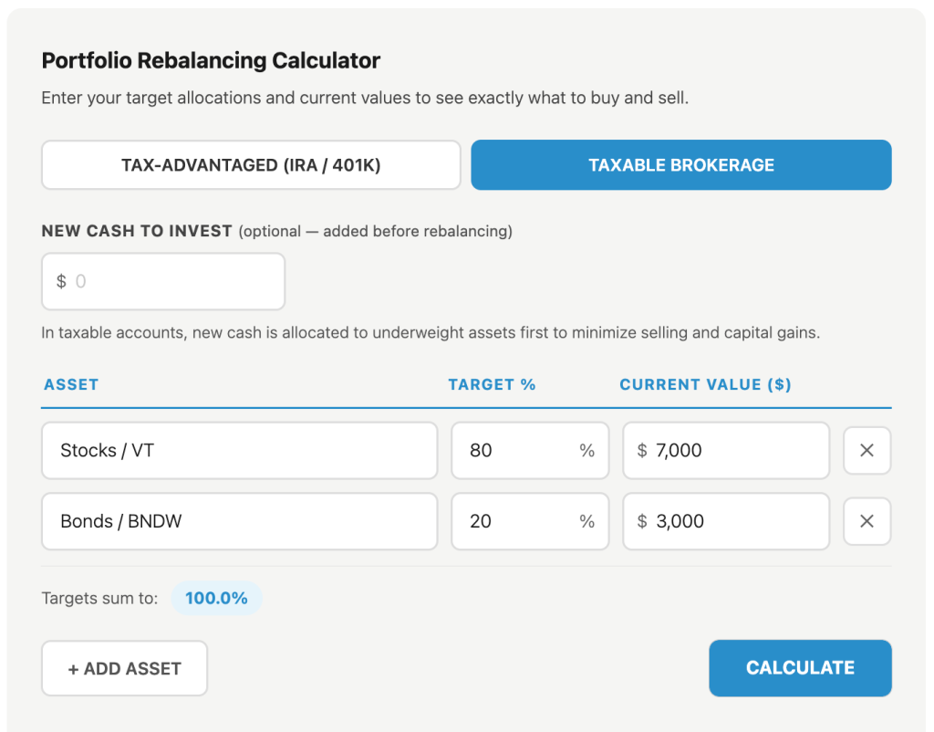 Portfolio Rebalancing Calculator – How Much to Buy and Sell Portfolio Rebalancing Calculator - How Much to Buy and Sell