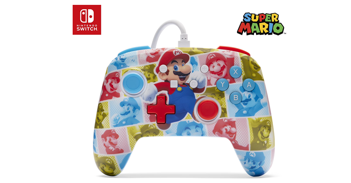 PowerA Enhanced Wired Controller for Nintendo Switch – Mario Hero Reel – Just $14.99! PowerA Enhanced Wired Controller for Nintendo Switch – Mario Hero Reel – Just $14.99!
