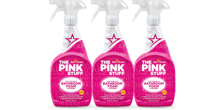 The Pink Stuff – The Miracle Bathroom Foam Cleaner 3-Pack – Just $11.02! The Pink Stuff – The Miracle Bathroom Foam Cleaner 3-Pack – Just $11.02!