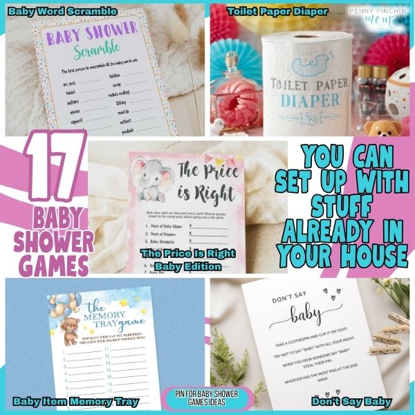17 Baby Shower Games You Can Set Up With Stuff Already In Your House Free baby shower games: 17 fun activities using household items you already own without buying any special supplies.