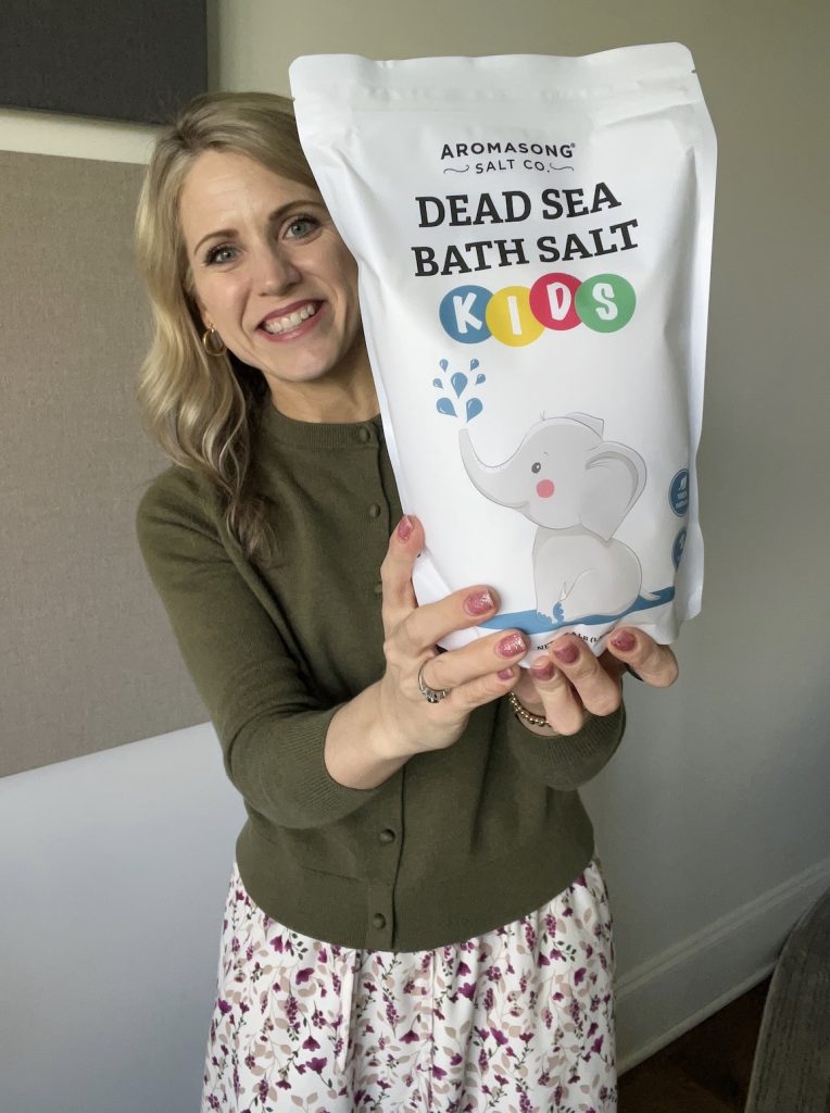 Aromasong Dead Sea Salt for Kid's Bath Soak, 4 Lbs only $14.97 shipped!