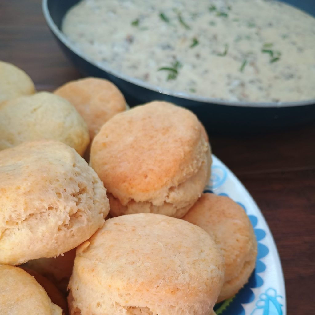 Biscuits and Sausage Gravy Recipe ($10 Family Dinner Idea)