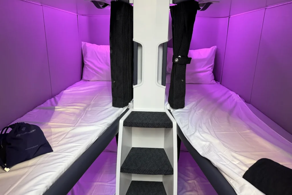 Bunk beds in the sky: Air New Zealand Skynest now on sale for $495 Bunk beds in the sky: Air New Zealand Skynest now on sale for $495