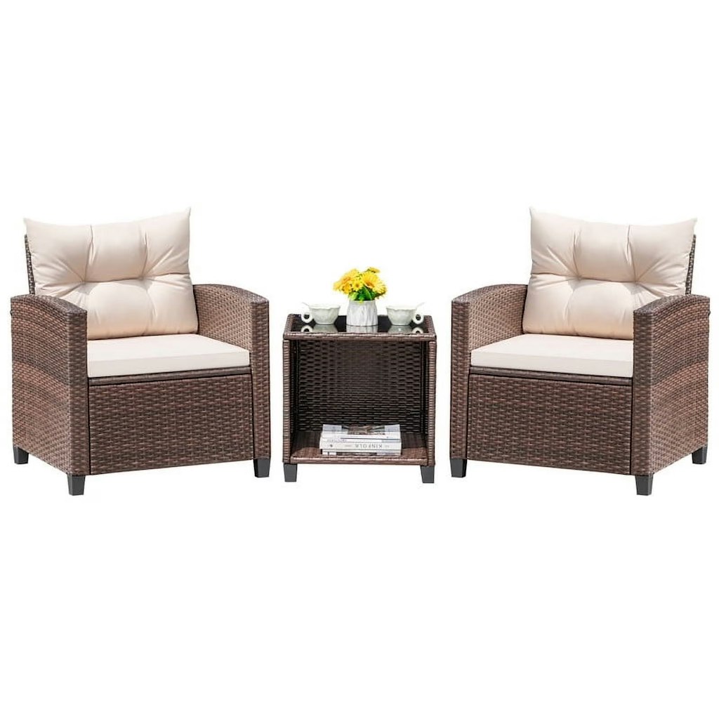 Devoko 3-Piece Patio Furniture Set: $170 Devoko 3-Piece Patio Furniture Set: $170
